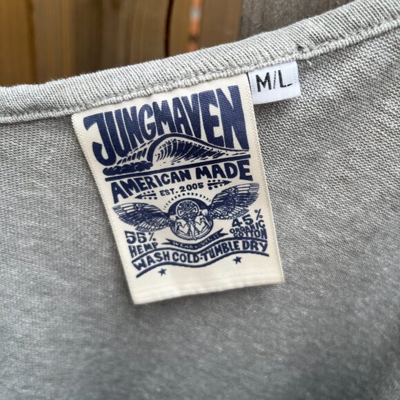 Jungmaven Heathered Sespe Short Romper Grey - Picture 4 of 4